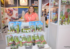 Brenda Sanchez from Altar Produce say they had very good interest in their asparagus, dates and Brussel sprouts.